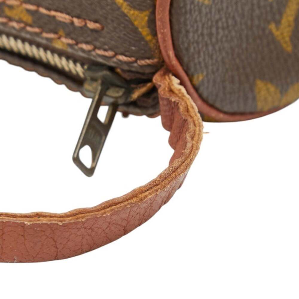 Louis Vuitton Monogram Papillon Handbag with Pouch, Brown Leather, Women's LO... - Picture 7 of 8